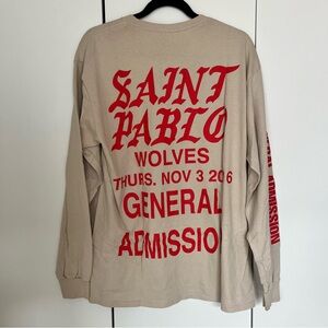 SAINT PABLO TOUR LONGSLEEVE T-SHIRT